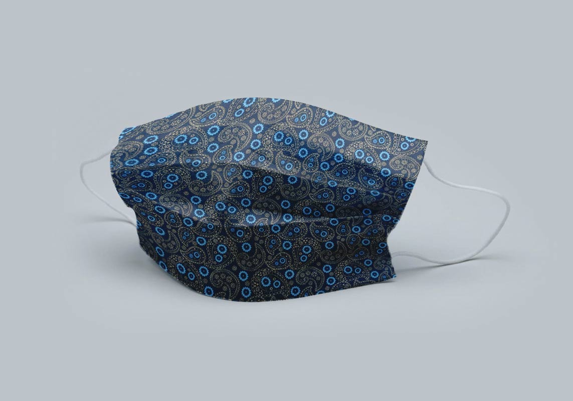 Irish made face masks made in Ireland, Irish designer, reusable, cotton, reversible, washable, breathable, stylist fabric, personalised face covering, corporate masks.