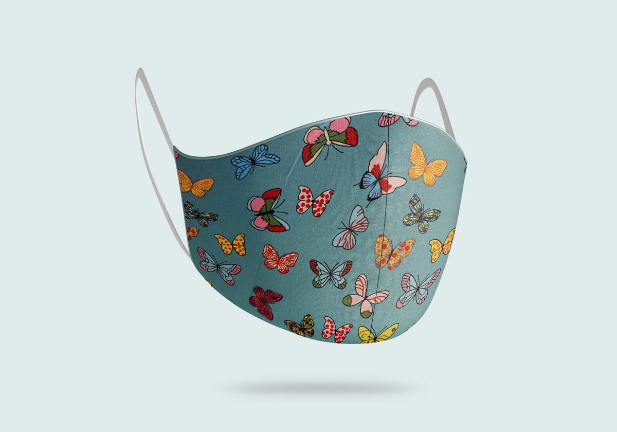 Irish made face masks made in Ireland, Irish designer, reusable, cotton, reversible, washable, breathable, stylist fabric, personalised face covering, corporate masks.